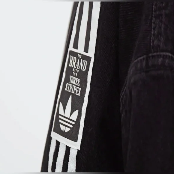 Adidas Adibreak Denim Two-In-One Track Top NWT - Picture 4 of 8